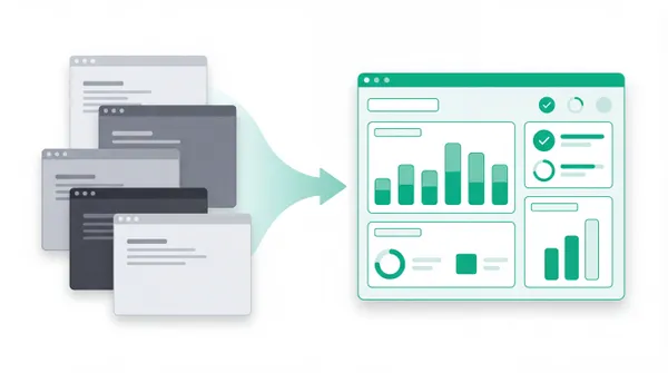 One dashboard instead of three logins