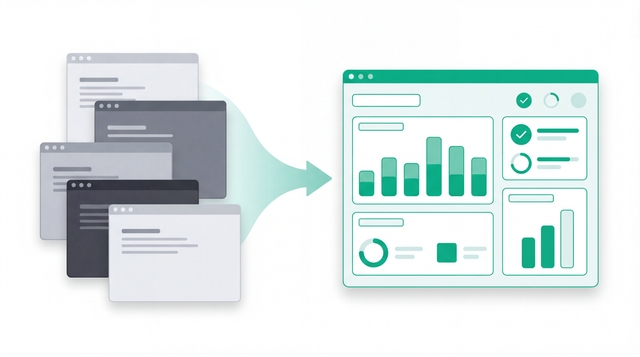 One dashboard instead of three logins
